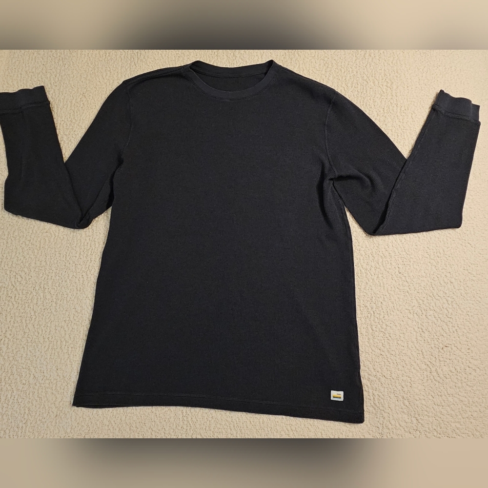 Vouri XL Navy Blue Thermal Long Sleeve Shirt